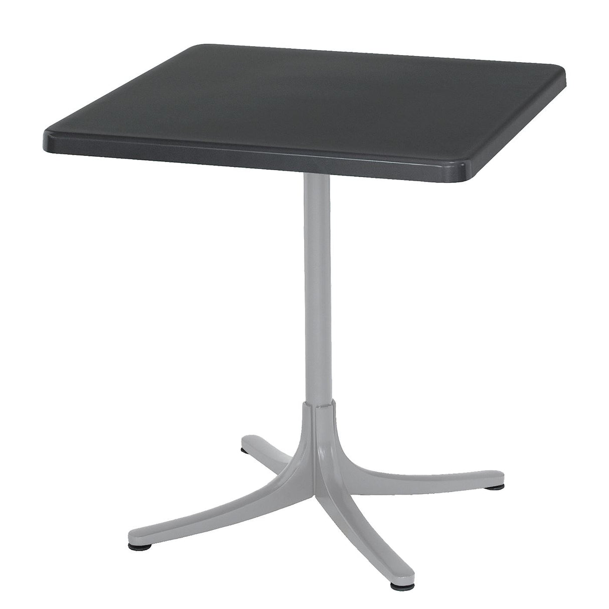 Schaffner Schaffhausen Table repas rabattable 70x70cm Gris Argent 78 Anthracite 77
