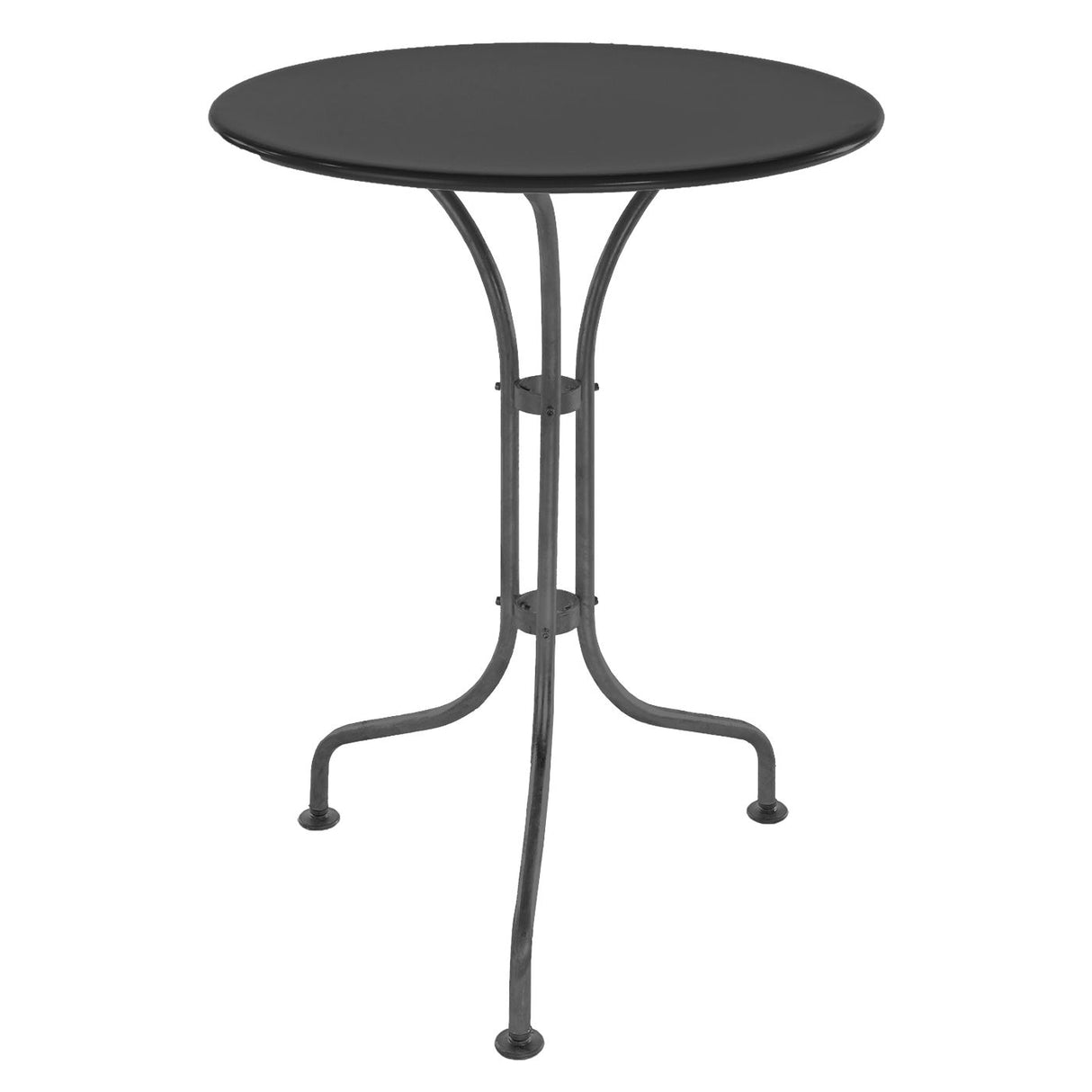 Schaffner St. Moritz Table repas rabattable Ø60cm Anthracite 77 Anthracite 77