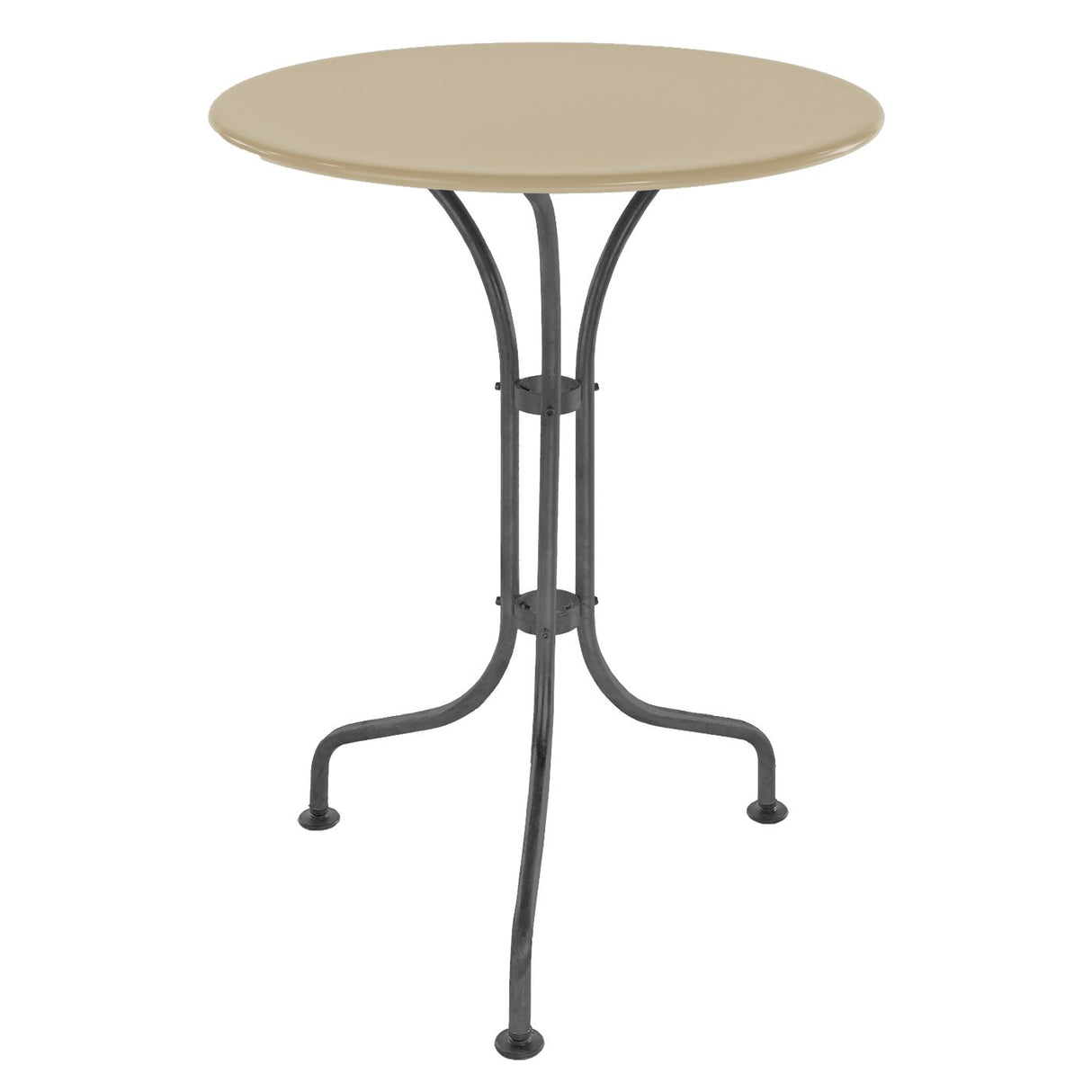 Schaffner St. Moritz Table repas rabattable Ø60cm Anthracite 77 Sable Pastel 15