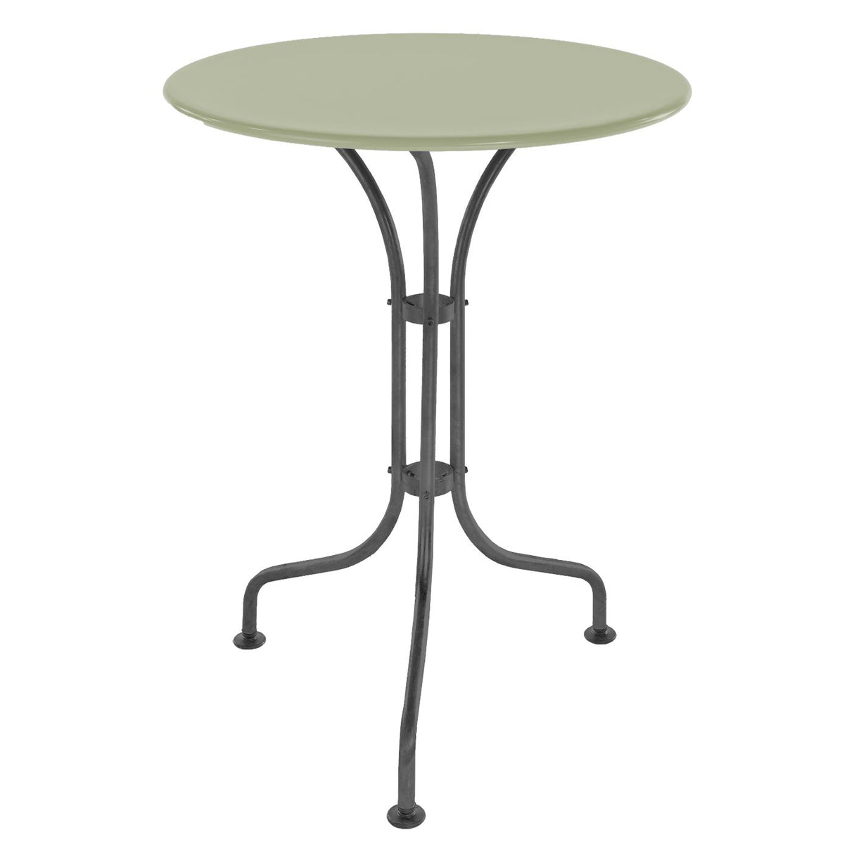 Schaffner St. Moritz Table repas rabattable Ø60cm Anthracite 77 Vert Pastel 64