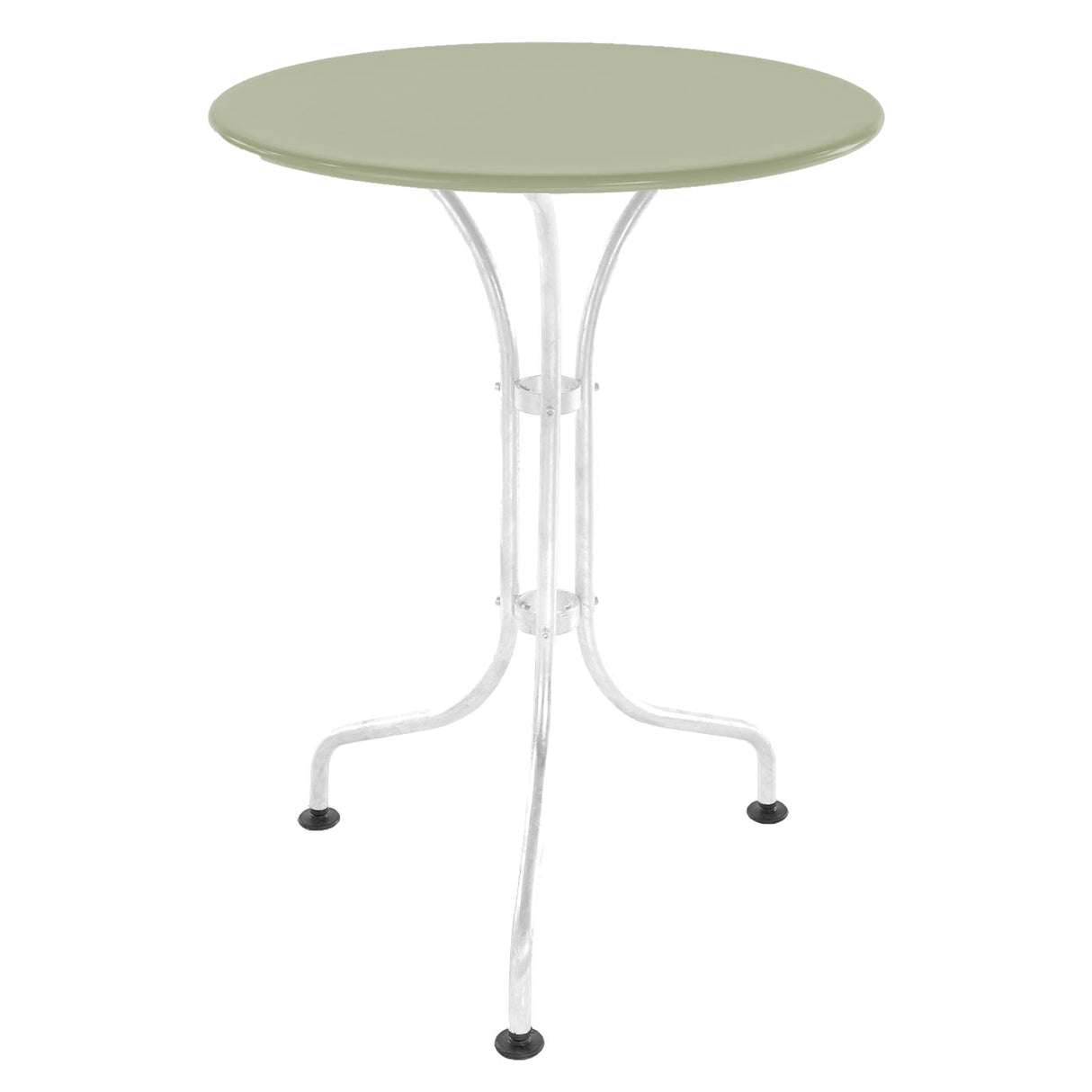Schaffner St. Moritz Table repas rabattable Ø60cm Blanc 90 Vert Pastel 64