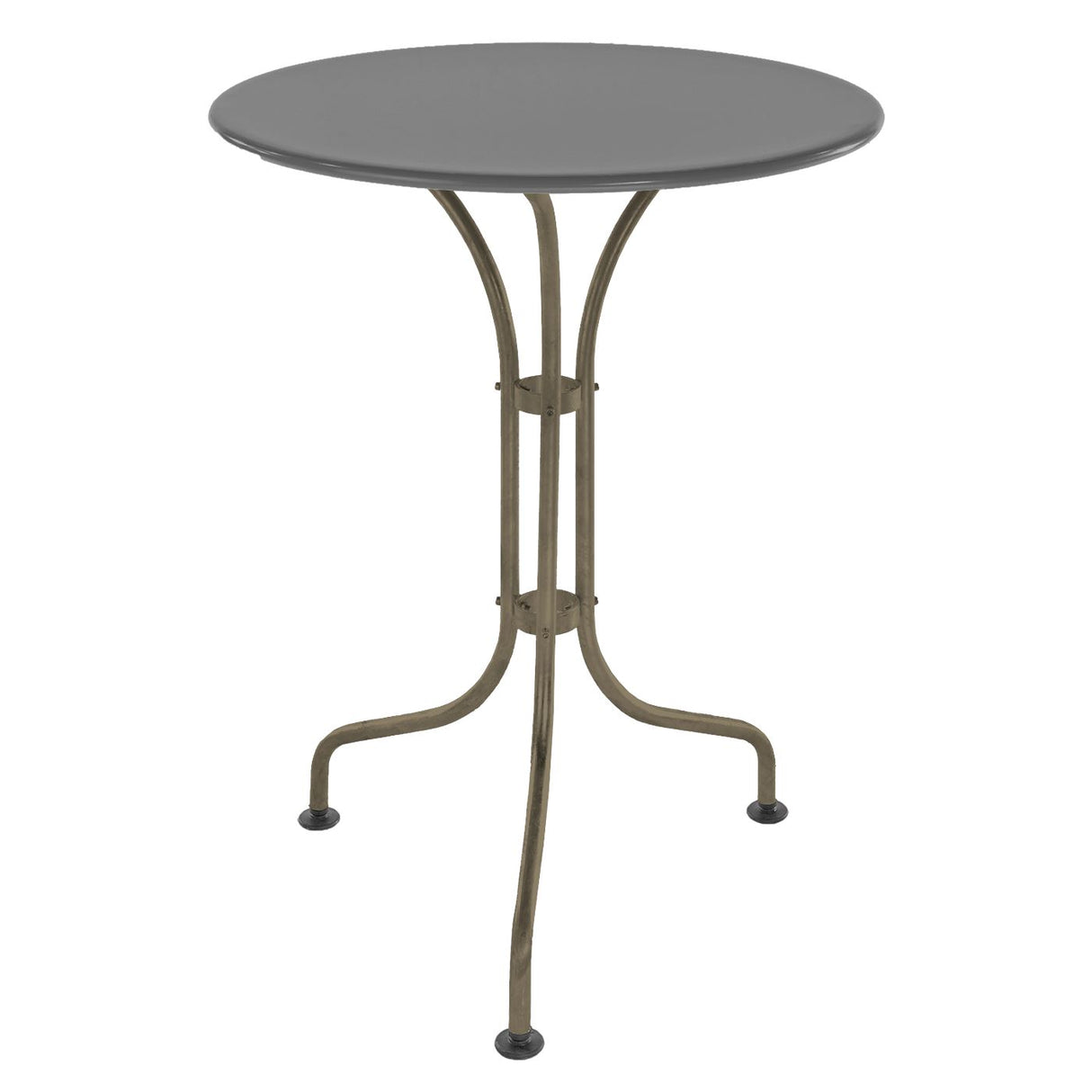 Schaffner St. Moritz Table repas rabattable Ø60cm Champagne 85 Gris Argent 78