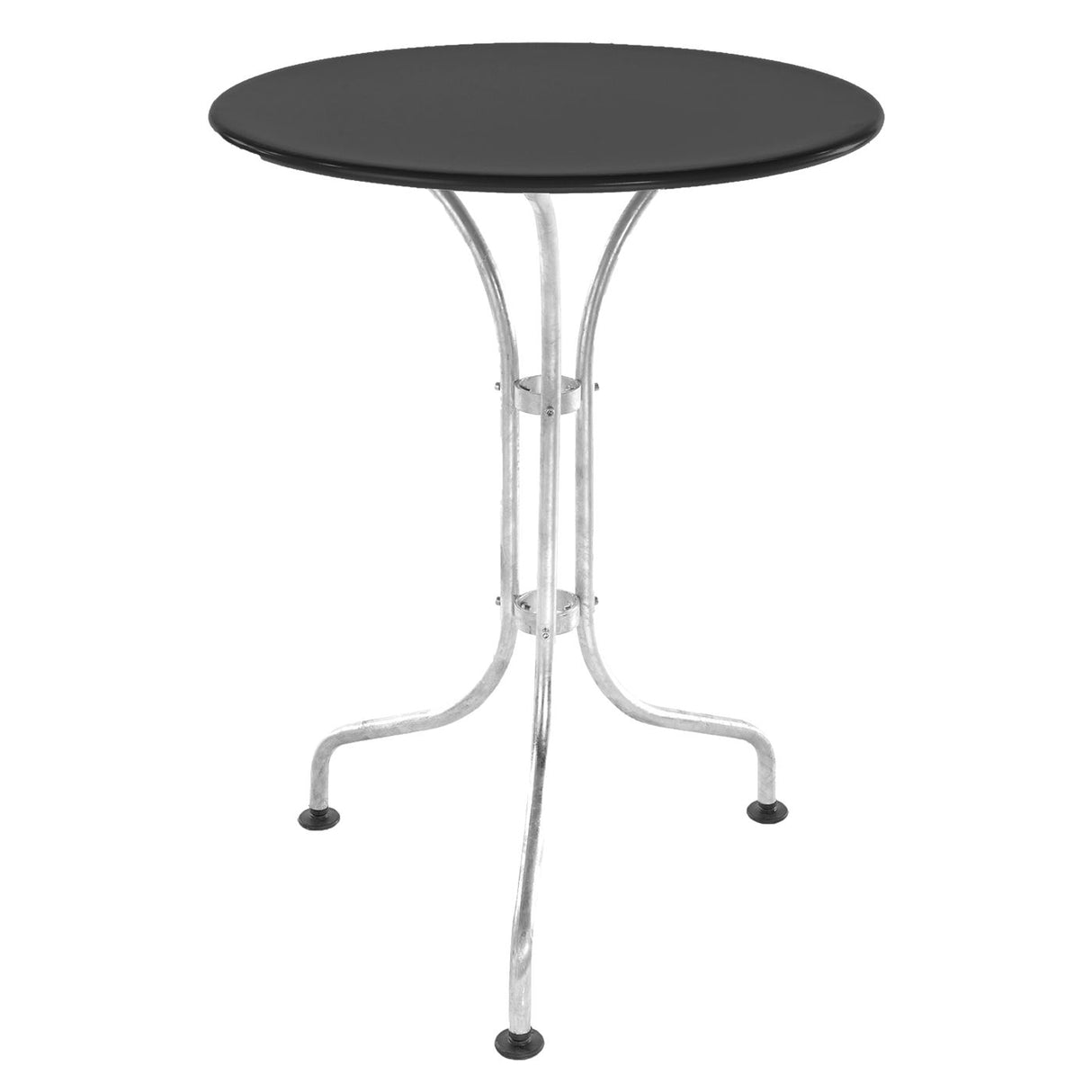 Schaffner St. Moritz Table repas rabattable Ø60cm Galvanisé à chaud 02 Anthracite 77
