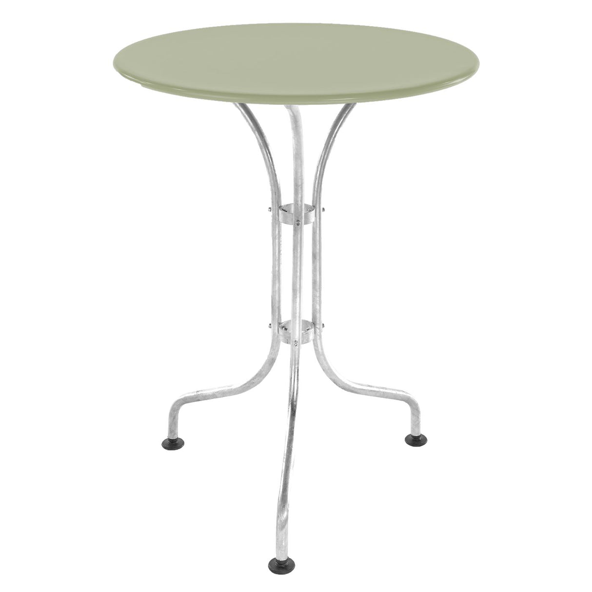 Schaffner St. Moritz Table repas rabattable Ø60cm Galvanisé à chaud 02 Vert Pastel 64