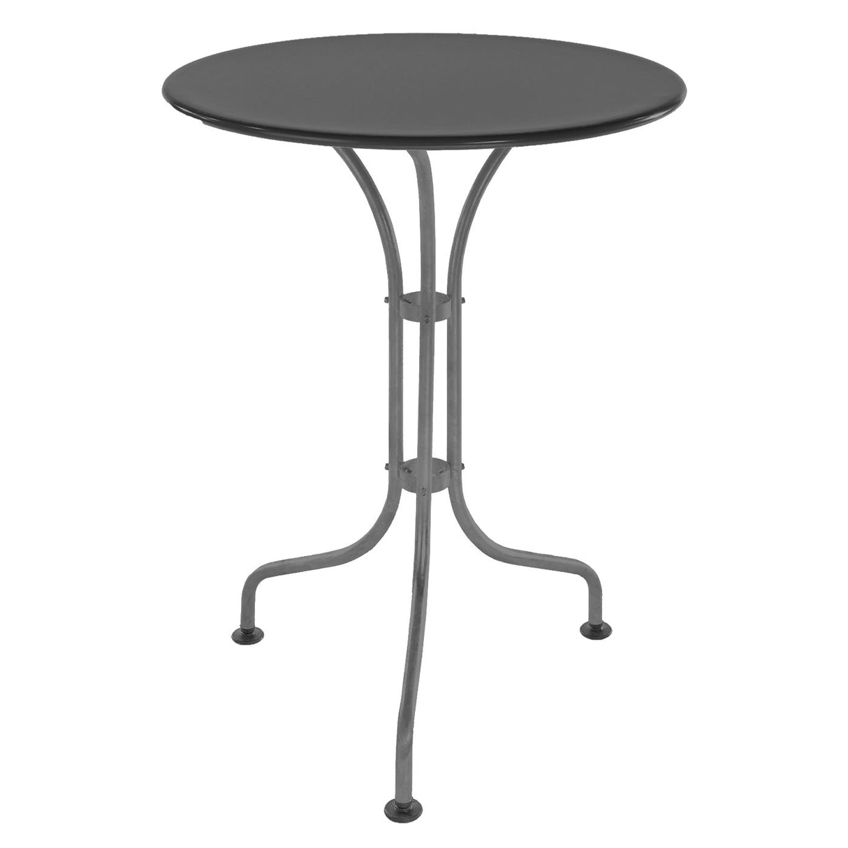 Schaffner St. Moritz Table repas rabattable Ø60cm Graphite 73 Graphite 73