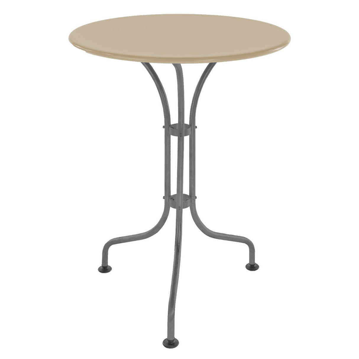 Schaffner St. Moritz Table repas rabattable Ø60cm Graphite 73 Sable Pastel 15