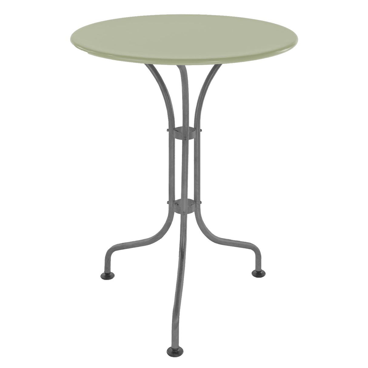 Schaffner St. Moritz Table repas rabattable Ø60cm Graphite 73 Vert Pastel 64