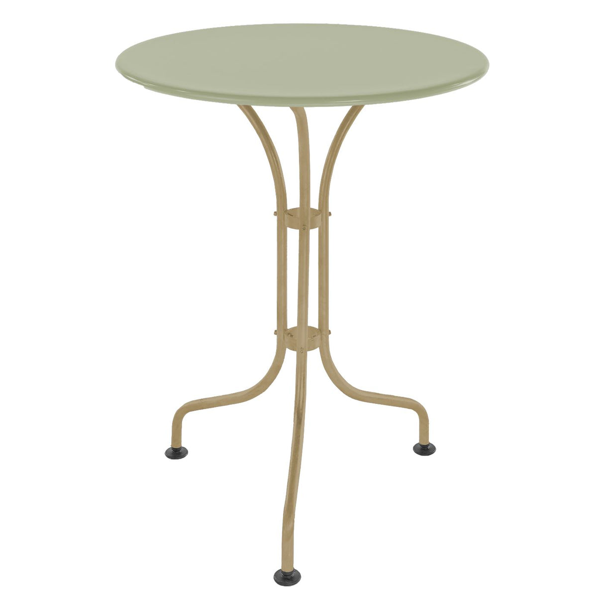 Schaffner St. Moritz Table repas rabattable Ø60cm Marron Pastel 83 Vert Pastel 64