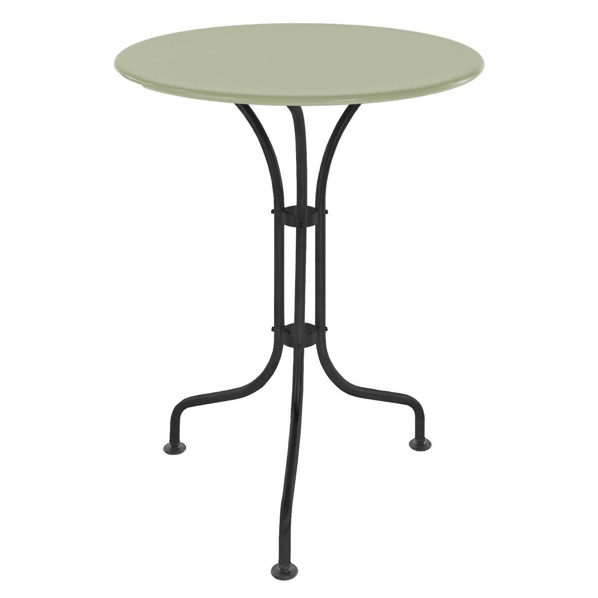 Schaffner St. Moritz Table repas rabattable Ø60cm Noir 91 Vert Pastel 64