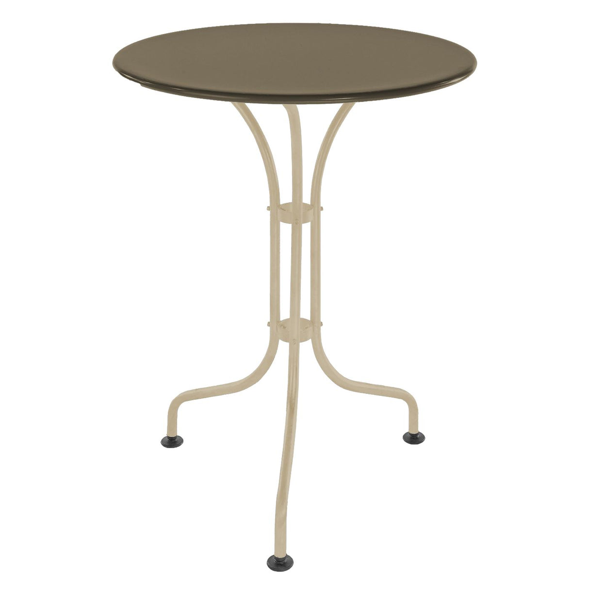 Schaffner St. Moritz Table repas rabattable Ø60cm Sable Pastel 15 Champagne 85