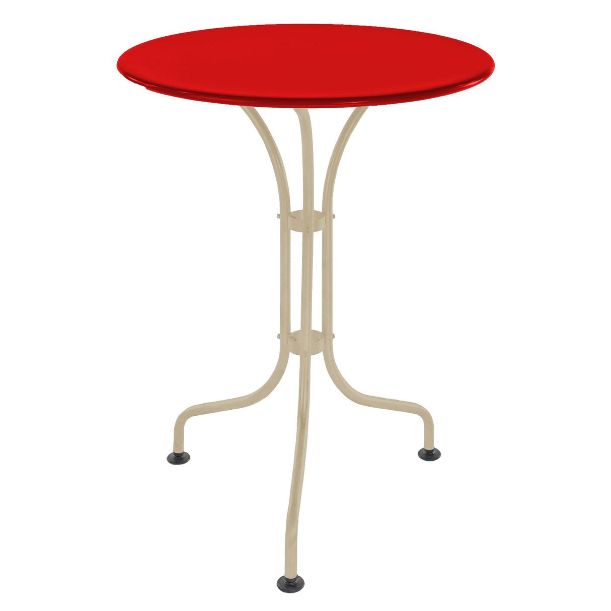 Schaffner St. Moritz Table repas rabattable Ø60cm Sable Pastel 15 Rouge 30