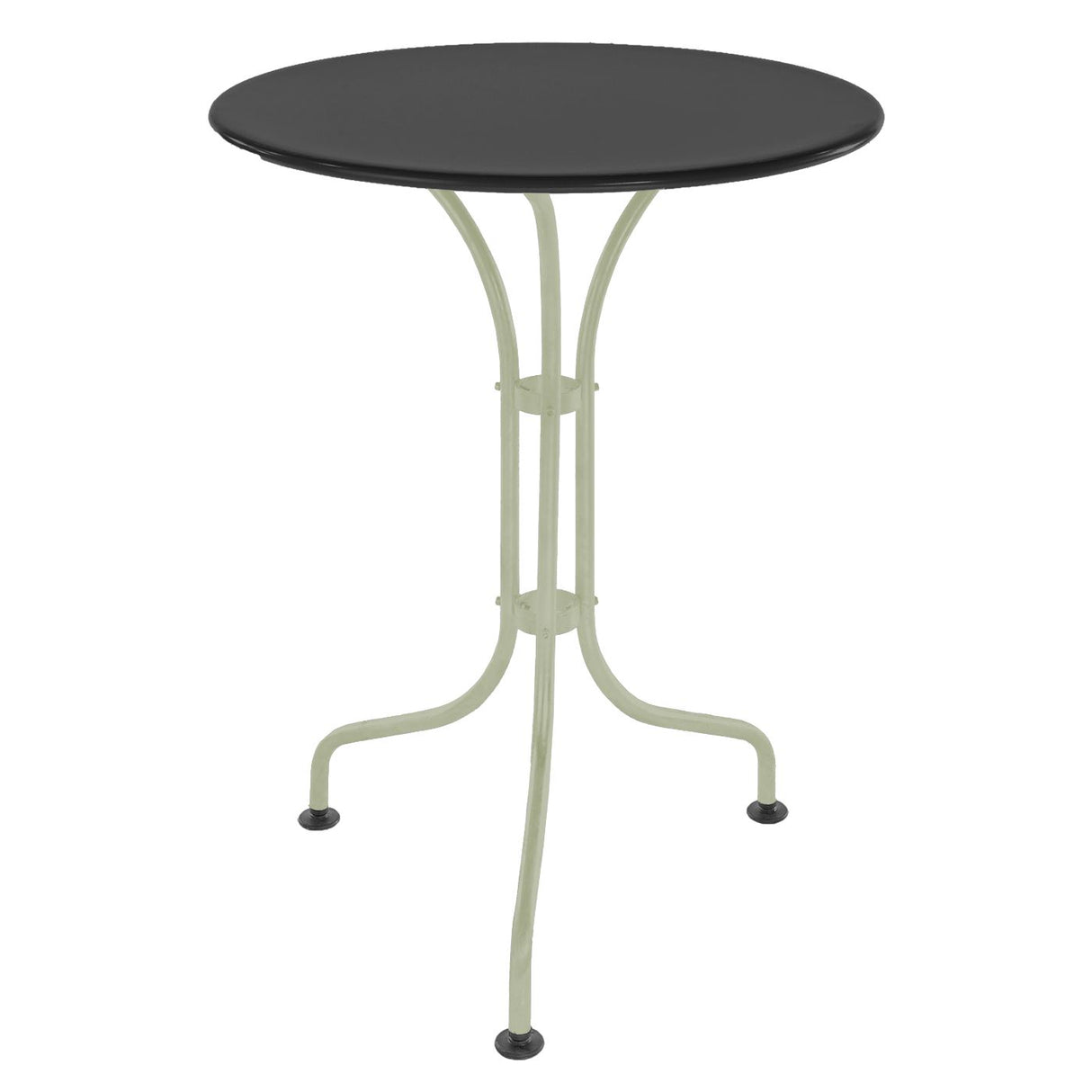 Schaffner St. Moritz Table repas rabattable Ø60cm Vert Pastel 64 Anthracite 77