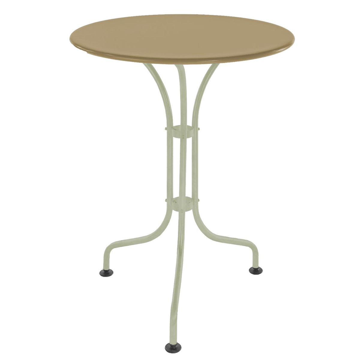 Schaffner St. Moritz Table repas rabattable Ø60cm Vert Pastel 64 Marron Pastel 83