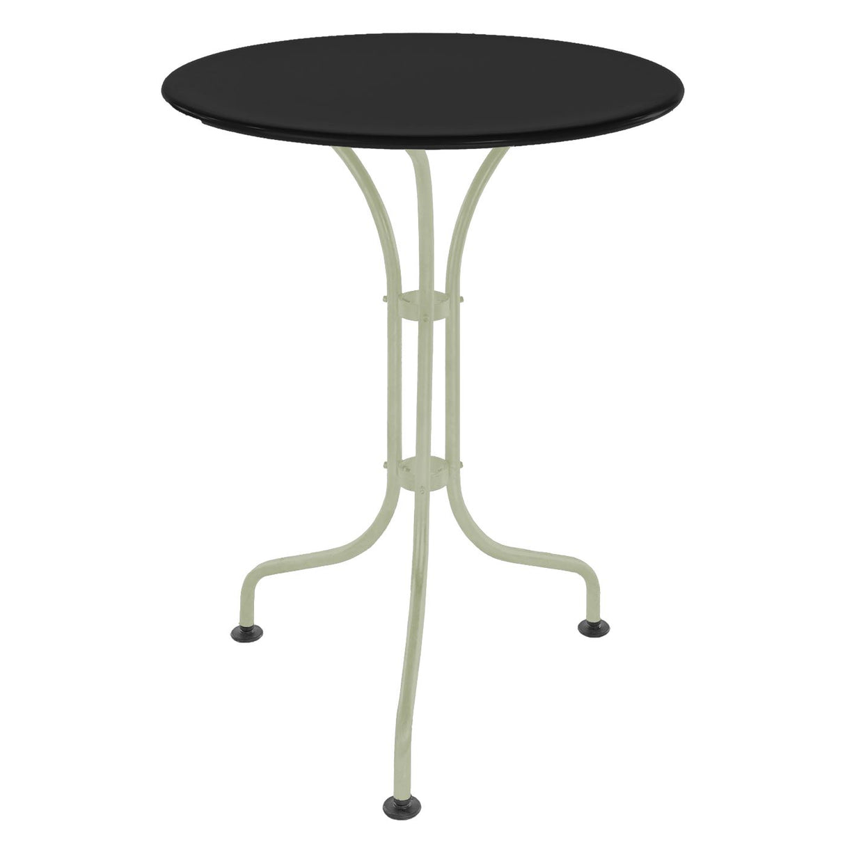 Schaffner St. Moritz Table repas rabattable Ø60cm Vert Pastel 64 Noir 91