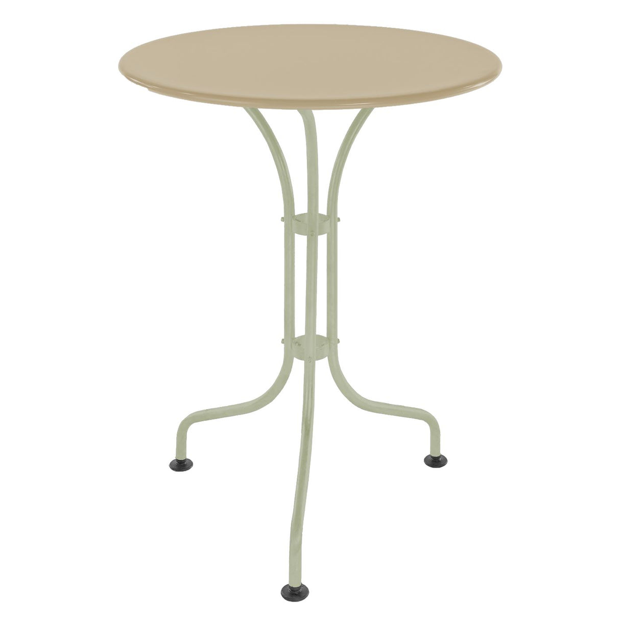 Schaffner St. Moritz Table repas rabattable Ø60cm Vert Pastel 64 Sable Pastel 15