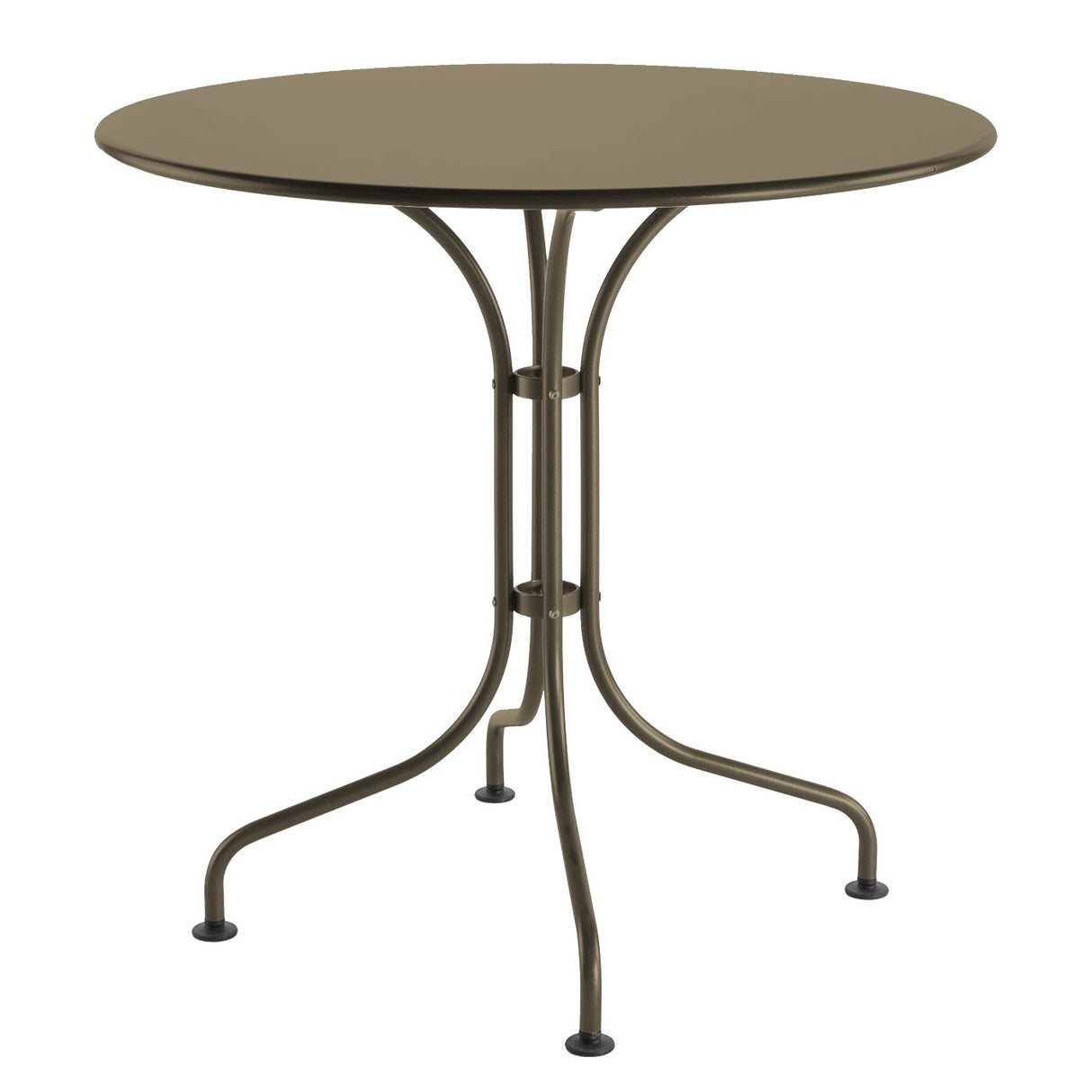 Schaffner St. Moritz Table repas rabattable Ø80cm Champagne 85 Champagne 85