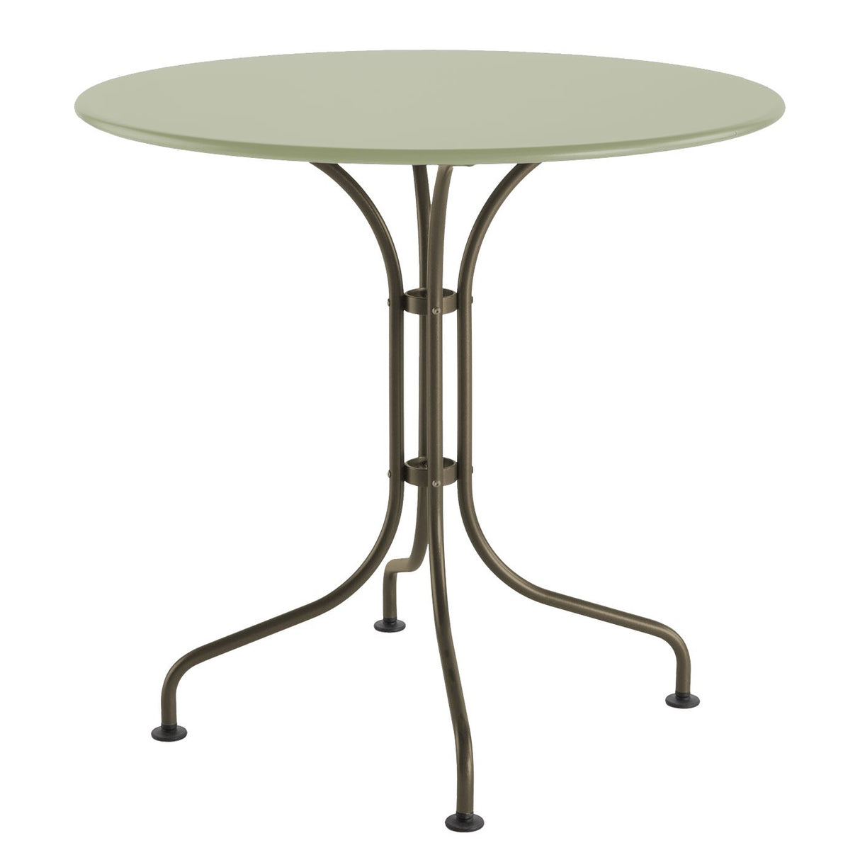 Schaffner St. Moritz Table repas rabattable Ø80cm Champagne 85 Vert Pastel 64