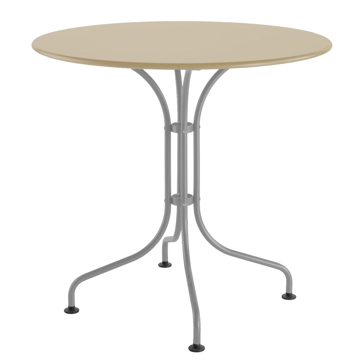 Schaffner St. Moritz Table repas rabattable Ø80cm Gris Argent 78 Sable Pastel 15
