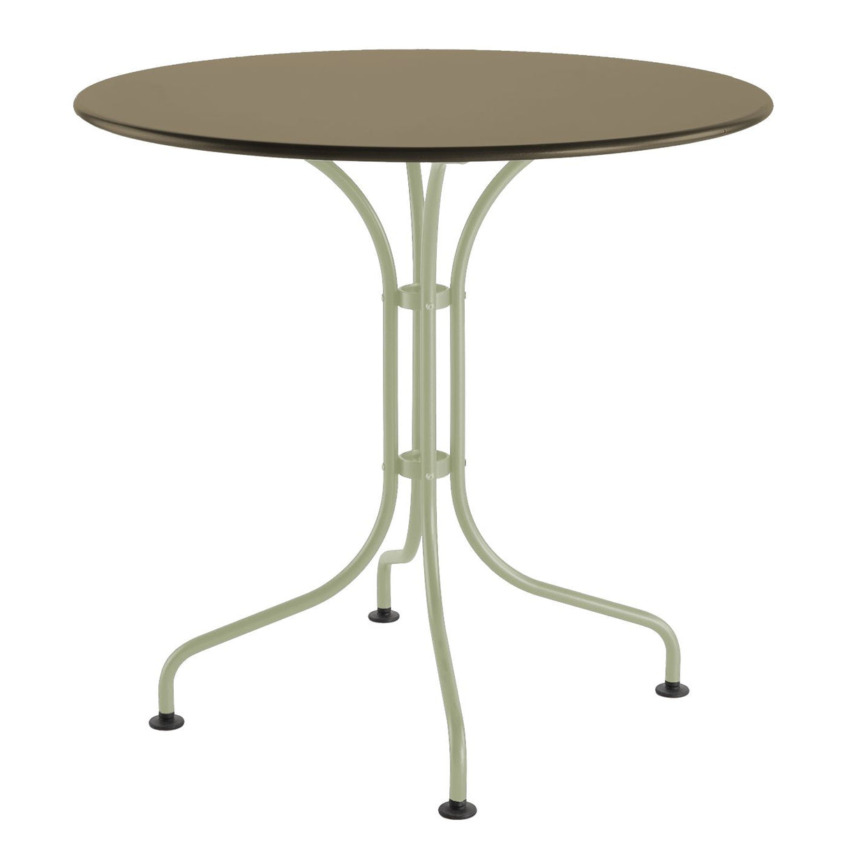Schaffner St. Moritz Table repas rabattable Ø80cm Vert Pastel 64 Champagne 85