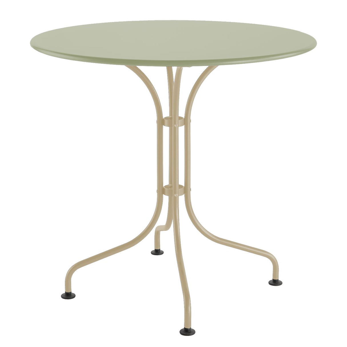 Schaffner St. Moritz Table repas rabattable Ø90cm Sable Pastel 15 Vert Pastel 64