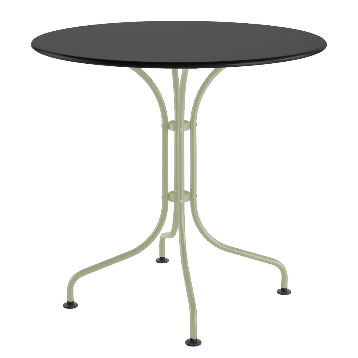 Schaffner St. Moritz Table repas rabattable Ø90cm Vert Pastel 64 Anthracite 77