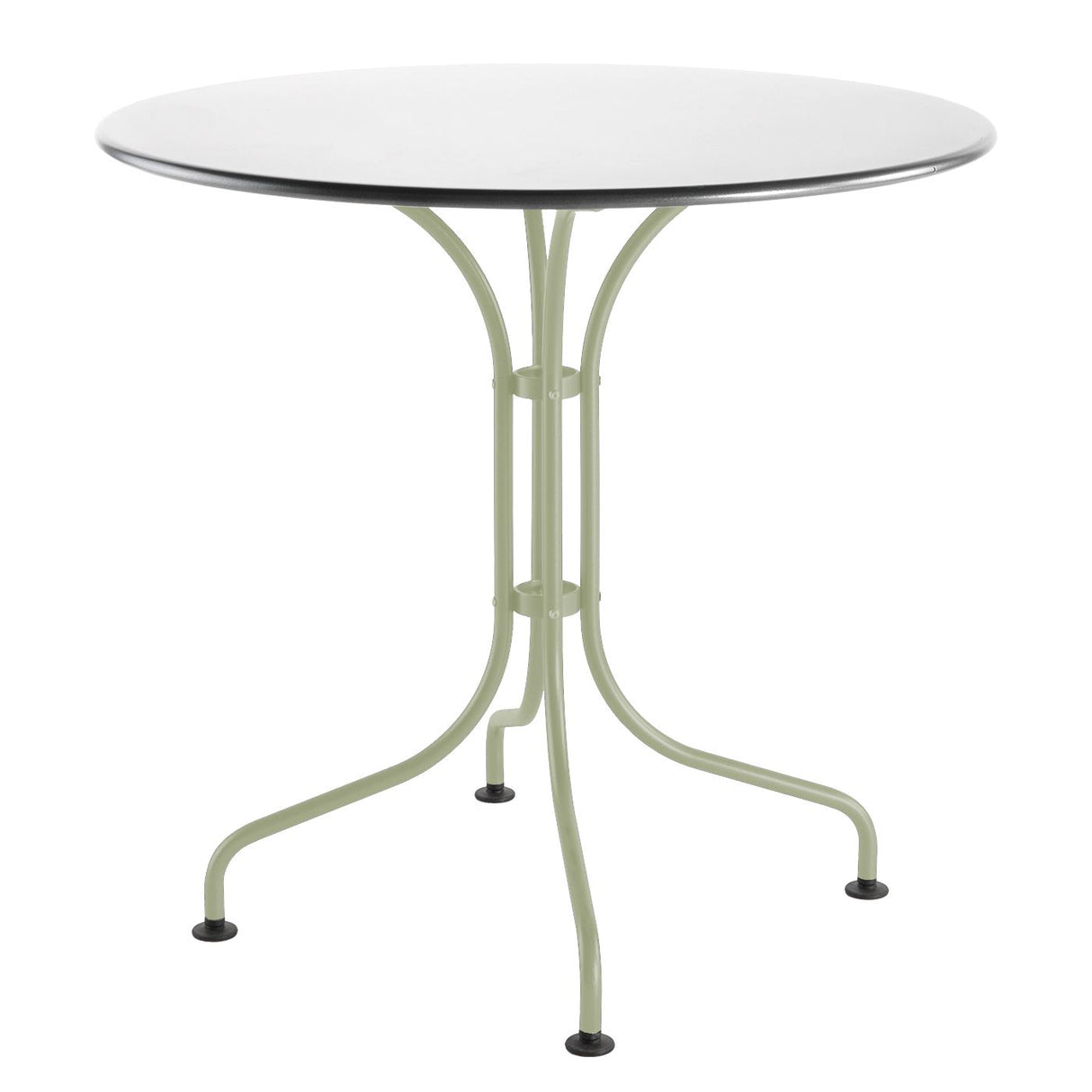 Schaffner St. Moritz Table repas rabattable Ø90cm Vert Pastel 64 Blanc 90