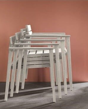 Sifas Coco Fauteuil repas Teck empilable