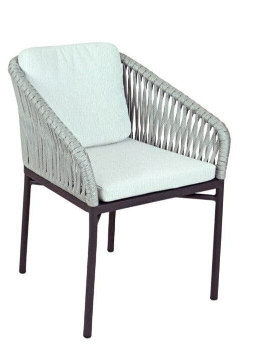 SIT Mobilia Basto Fauteuil repas alu anthracite Silver 130 - Sothend White