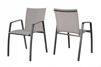 SIT Mobilia Cruz Fauteuil repas inox anthracite