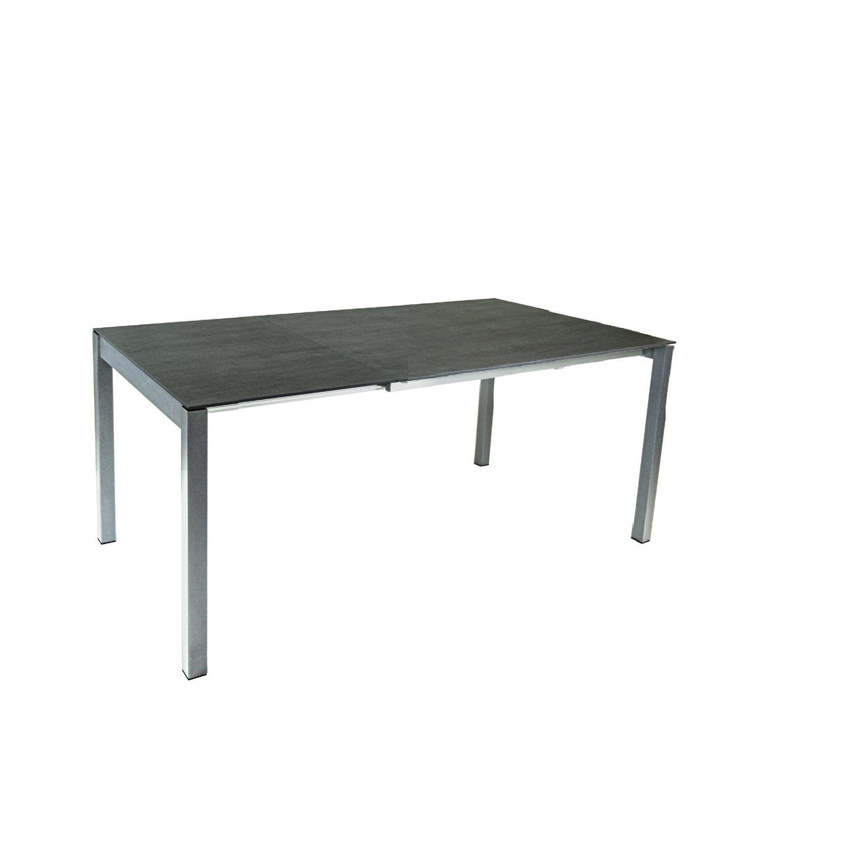 SIT Mobilia Etna Alpha Plus Table à rallonge 160-220x95cm en inox brossé avec Plateau céramique