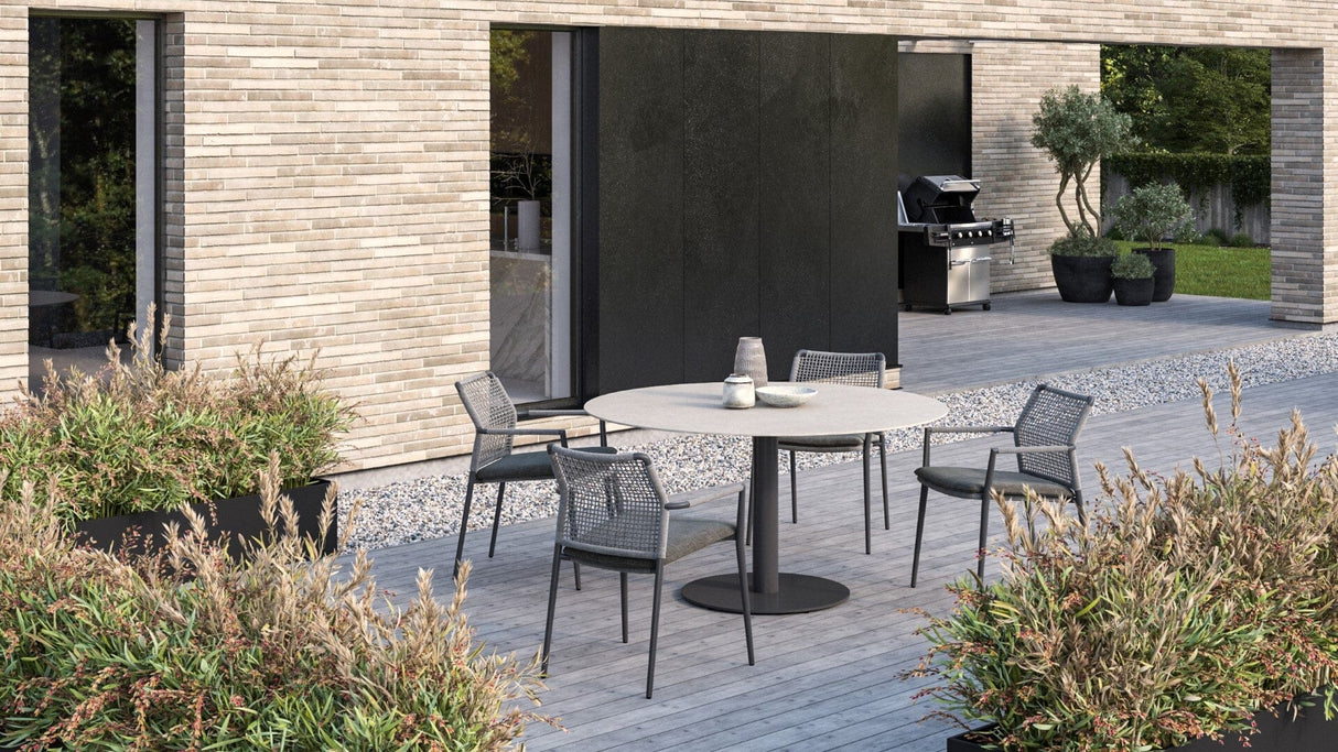 SIT Mobilia Glarus Mollis Table repas Ø130cm plateau céramique Dekton