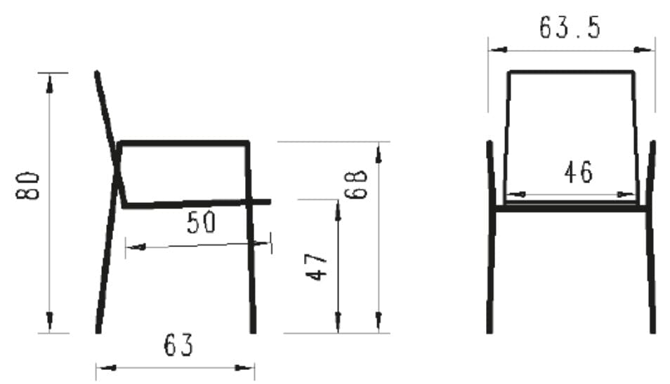 SIT Mobilia Merida Fauteuil repas avec coussin