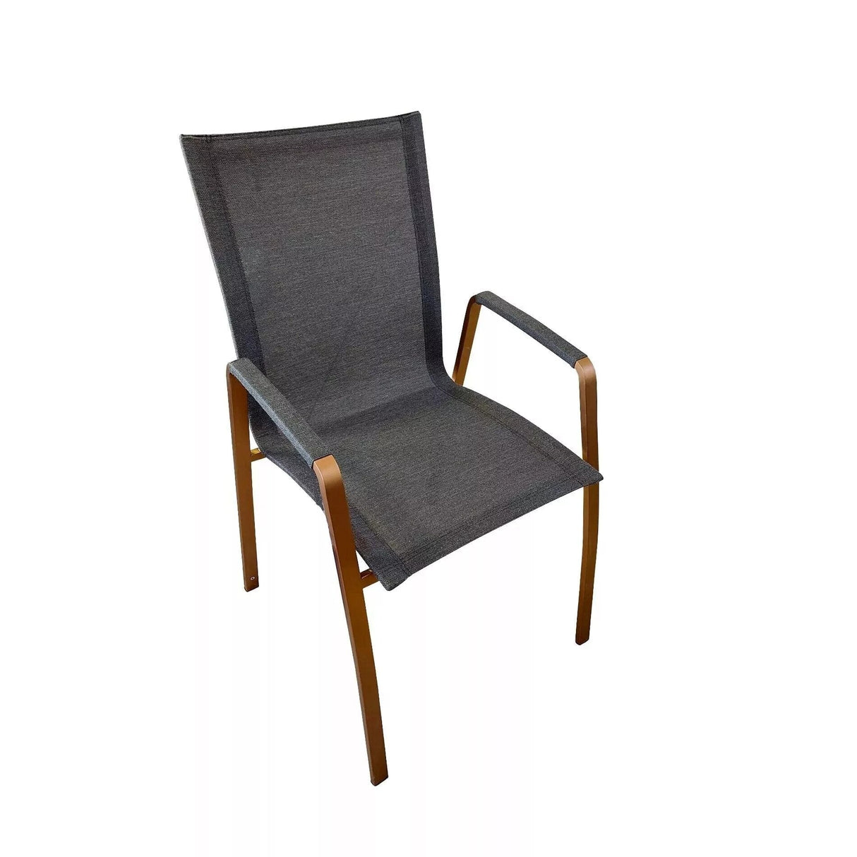 SIT Mobilia Tinto Cobre Hoch Fauteuil repas inox chromé cuivre