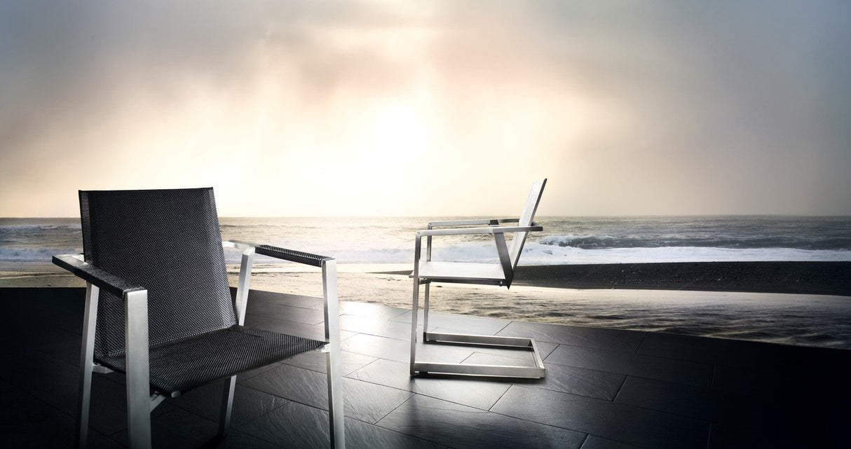 Solpuri Allure Fauteuil Freischwinger - Acier inoxydable