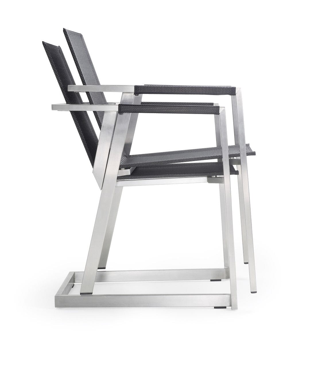 Solpuri Allure Fauteuil Freischwinger - Acier inoxydable