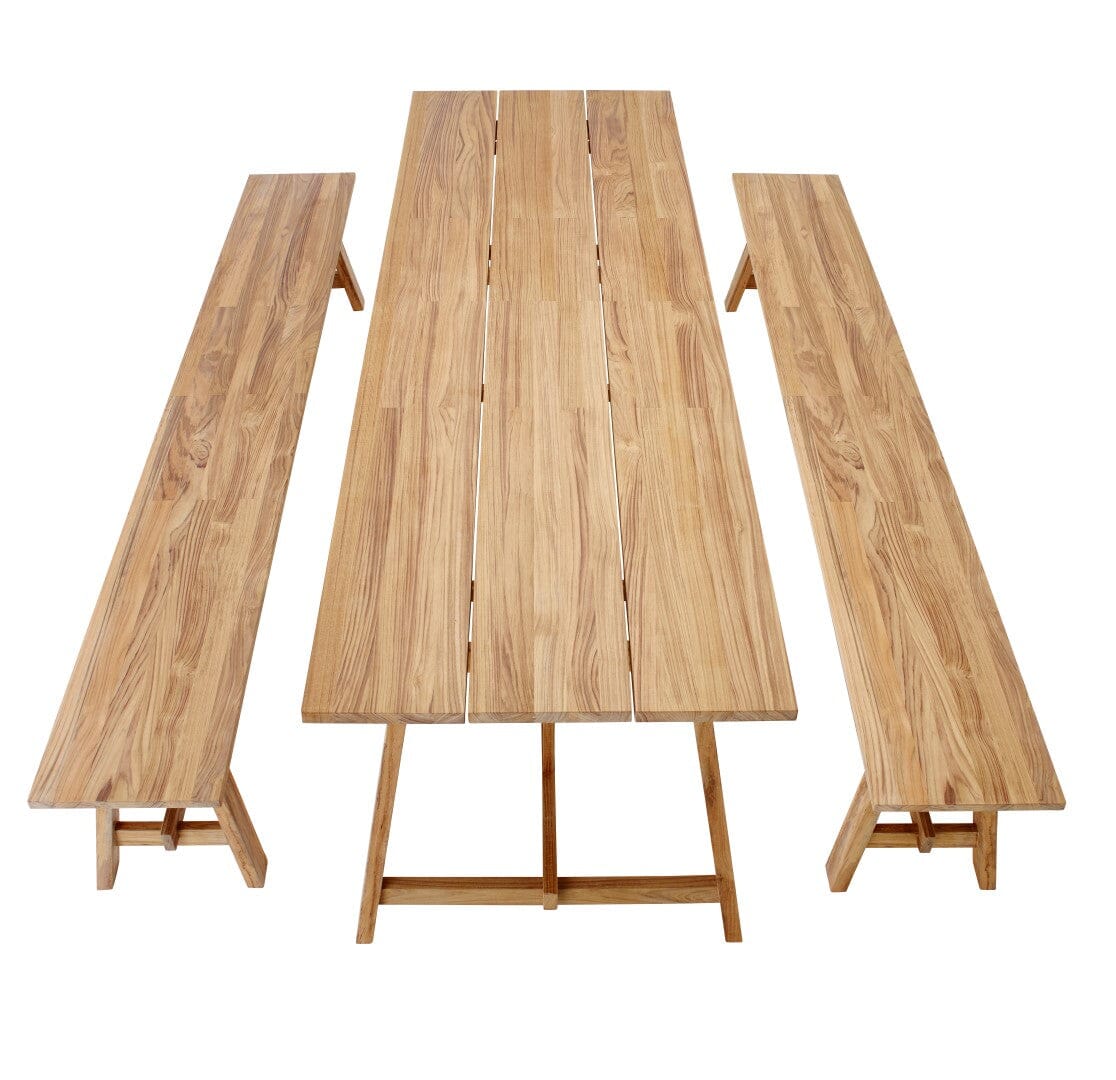 Solpuri Country Table 240 x 80cm - Teck rustique