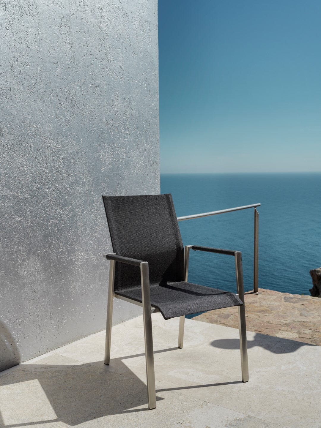 Solpuri Dance Fauteuil empilable Acier inoxydable