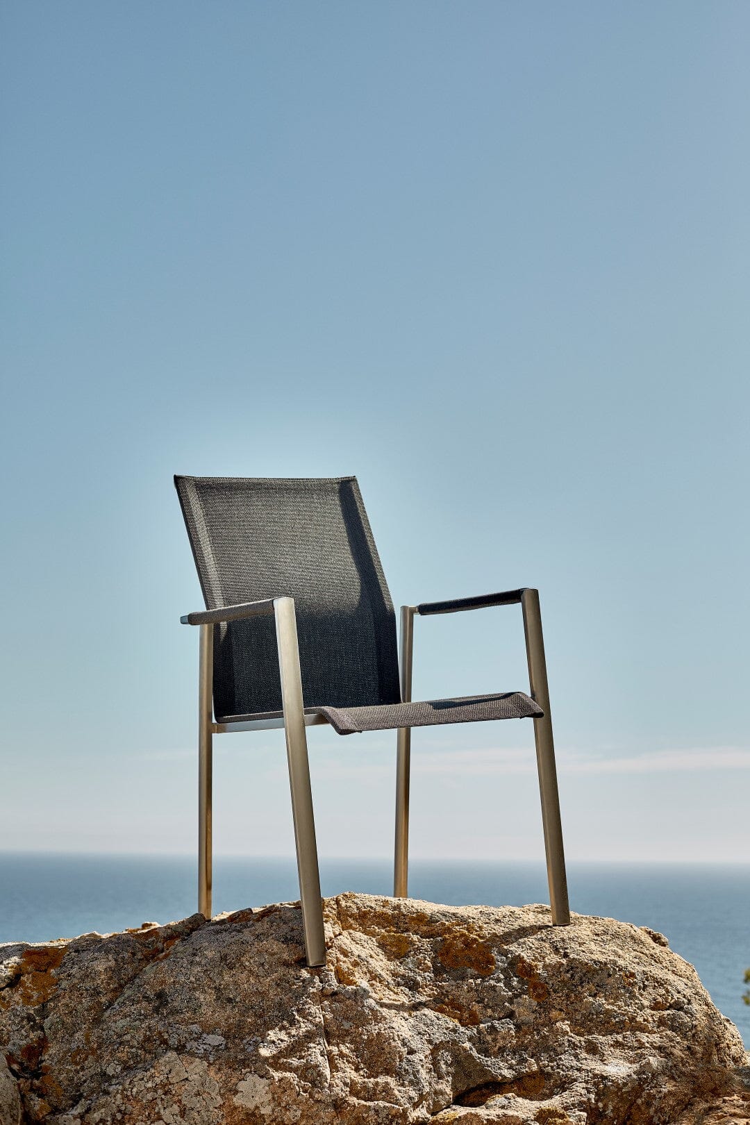 Solpuri Dance Fauteuil empilable Acier inoxydable