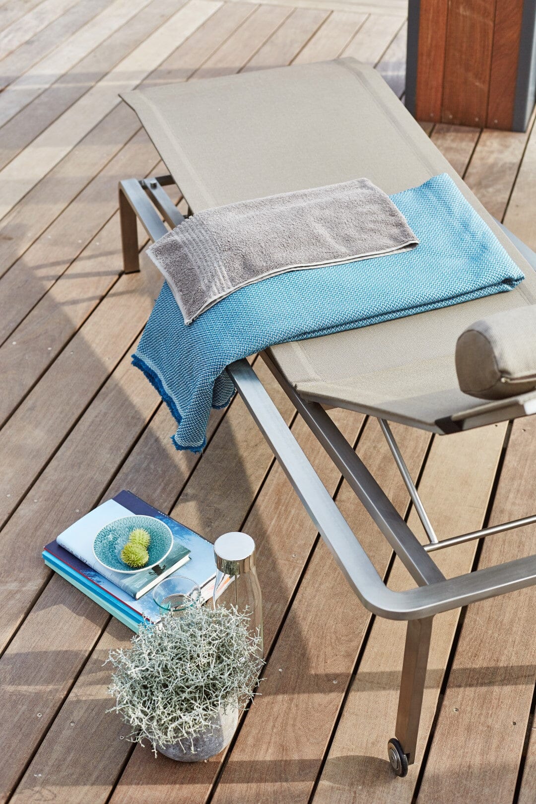 Solpuri Jazz Chaise longue - Acier inoxydable