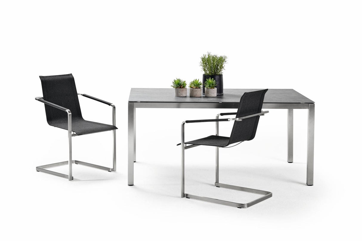 Solpuri Jazz Fauteuil Freischwinger - Acier inoxydable