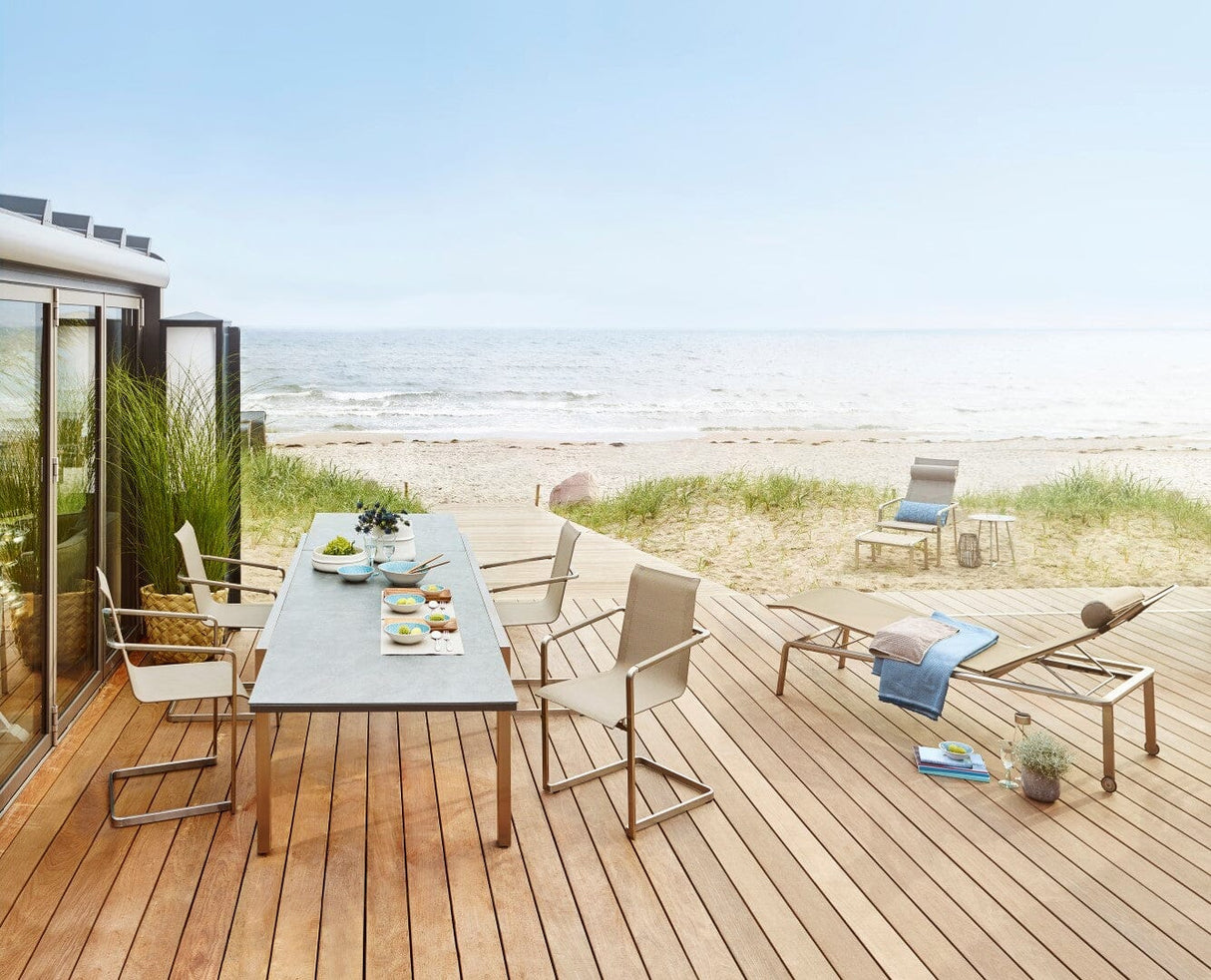 Solpuri Jazz Fauteuil Freischwinger - Acier inoxydable