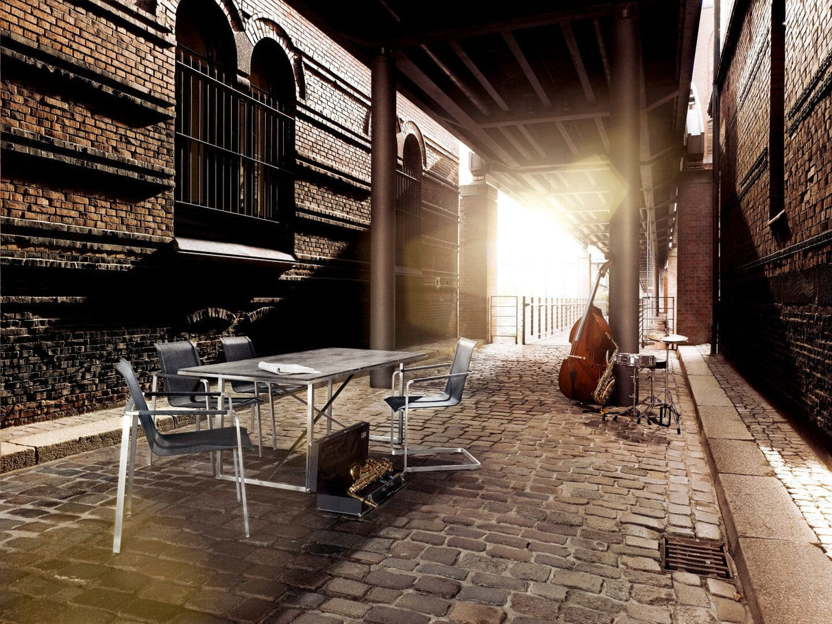 Solpuri Jazz Fauteuil Freischwinger - Acier inoxydable