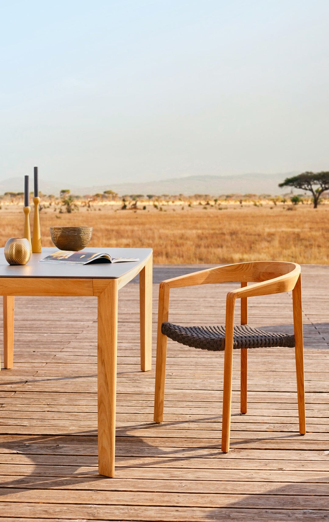 Solpuri Lodge Table 220 x 100cm / Plateau Céramique