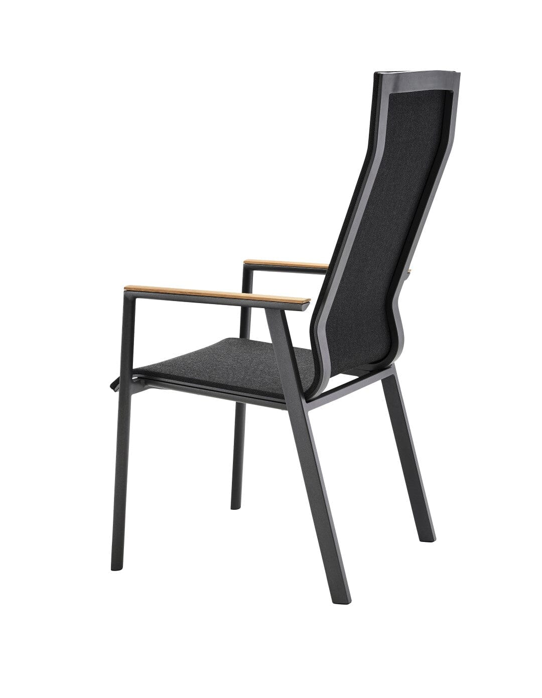 Solpuri Soul Fauteuil empilable Haut dossier - Accoudoirs teck