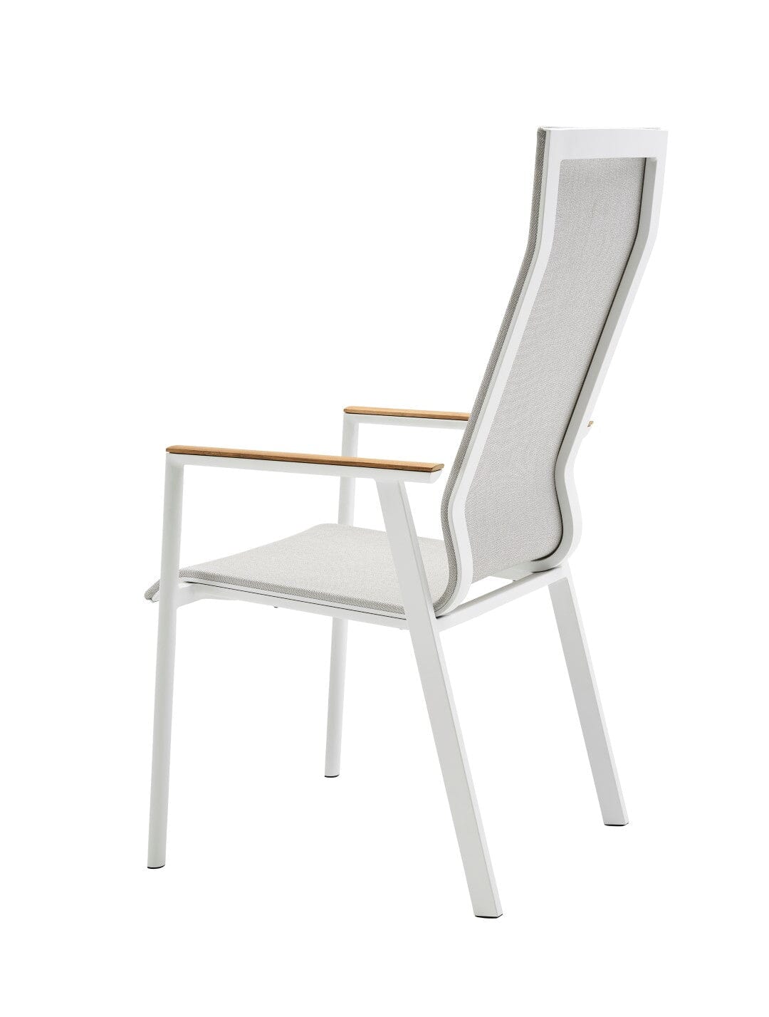 Solpuri Soul Fauteuil empilable Haut dossier - Accoudoirs teck