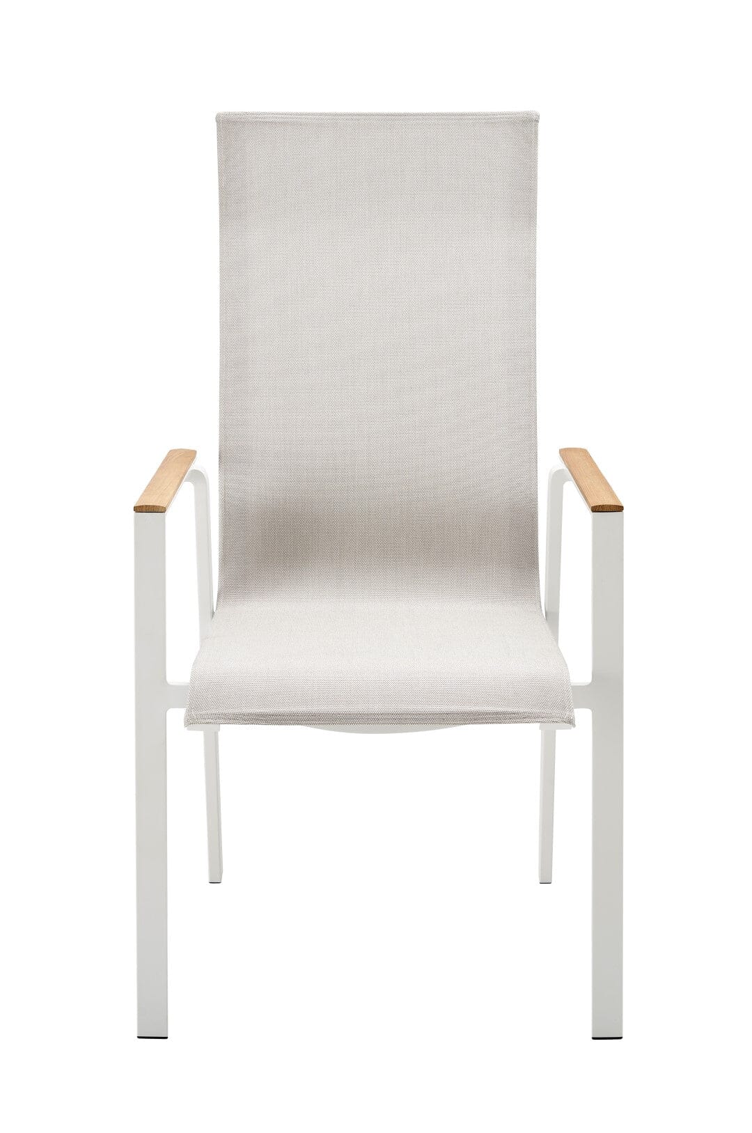 Solpuri Soul Fauteuil empilable Haut dossier - Accoudoirs teck