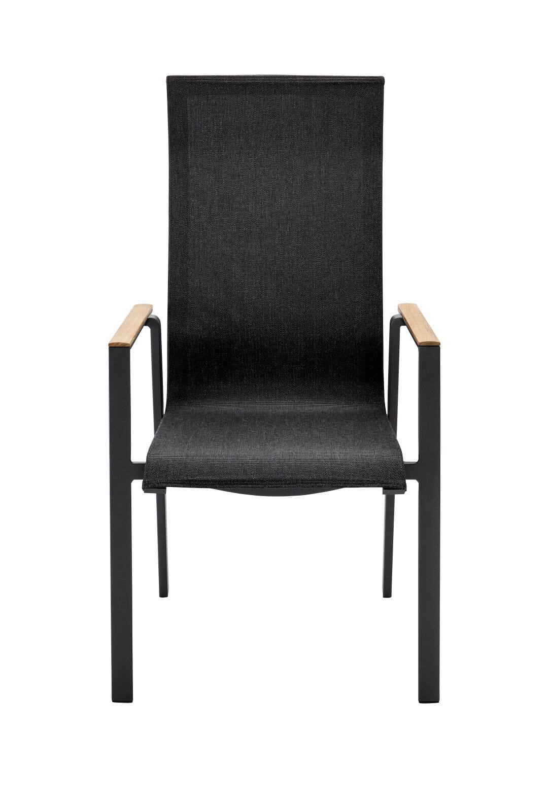 Solpuri Soul Fauteuil empilable Haut dossier - Accoudoirs teck