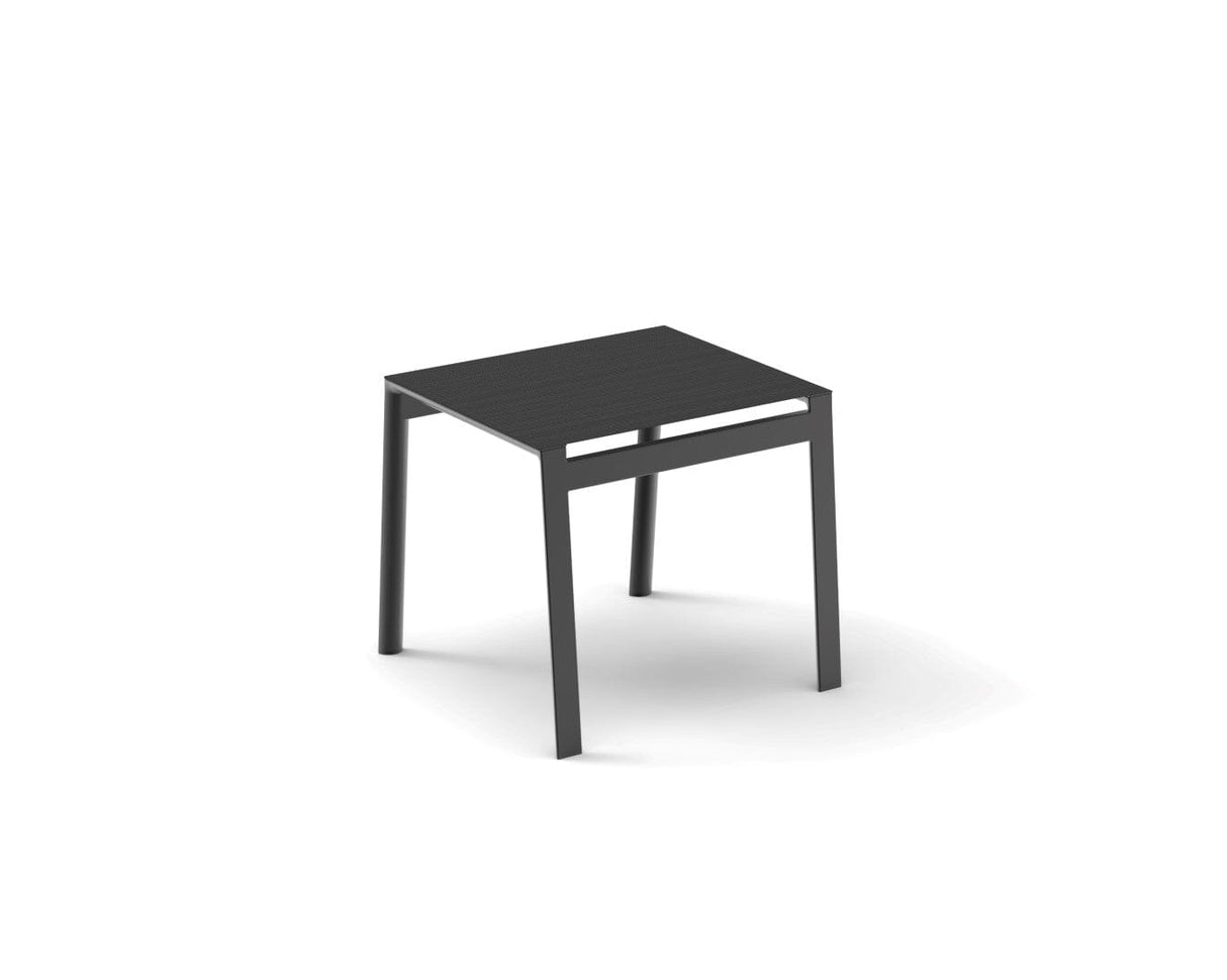 Solpuri Soul Tabouret Repose-pieds Alu Anthracite / Toile Softex Coal