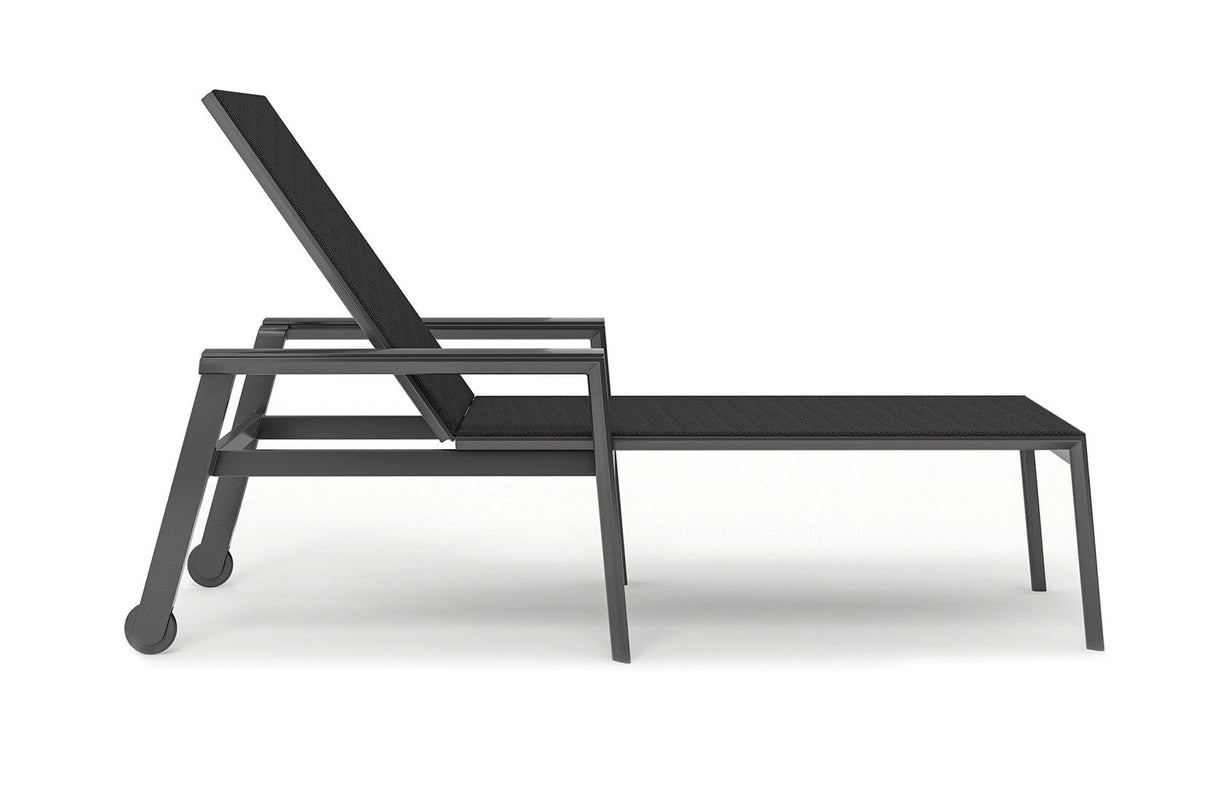 Solpuri Spa Chaise longue, empilable - Accoudoirs alu