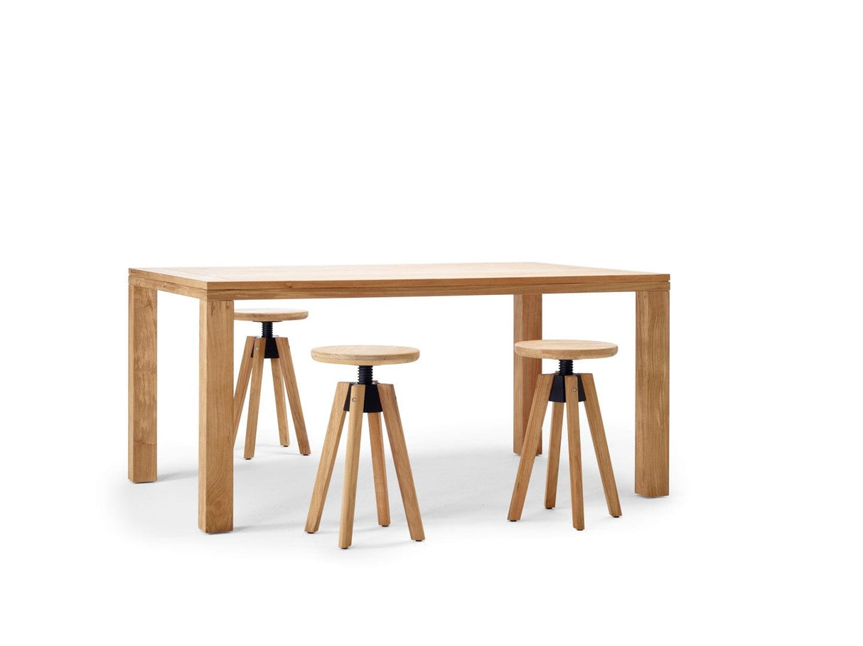 Solpuri Spindle Tabouret pivotant - Teck